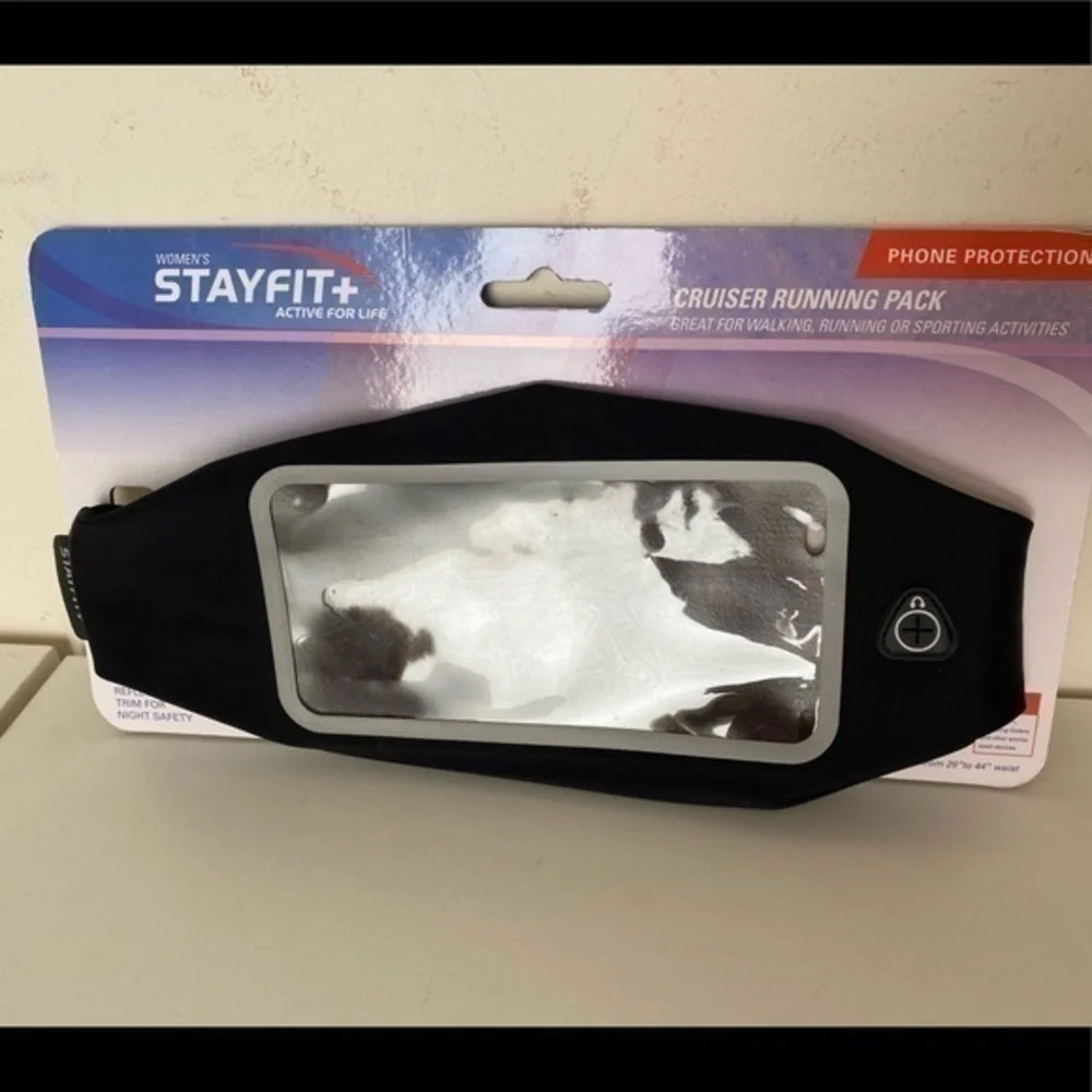 Amazon StayFit+ Cell phone Black Nylon Fanny pack